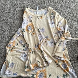 One.Four.three long bell sleeve top